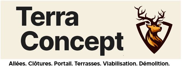 Terraconcept votre terrassier paysagiste spécialiste aménagement extérieurs raccordements viabilisation terrassement allees clotures portail terra concept